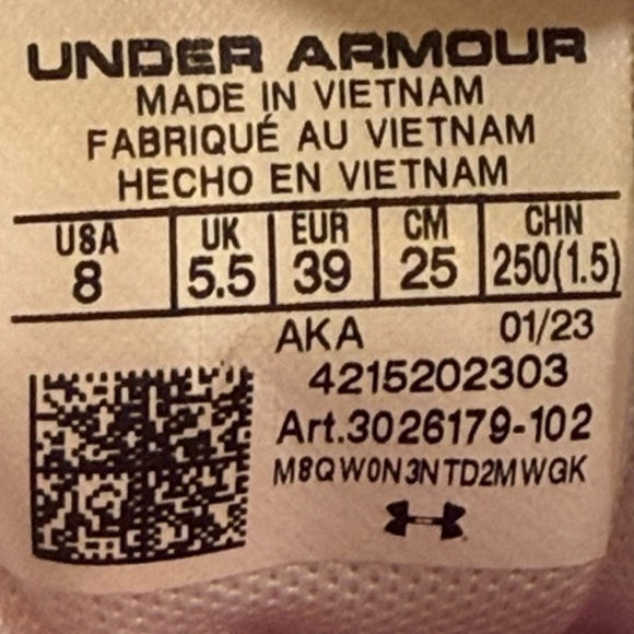 Women’s Under Armour Charged Assert 10 size 8 - Picture 7 of 7